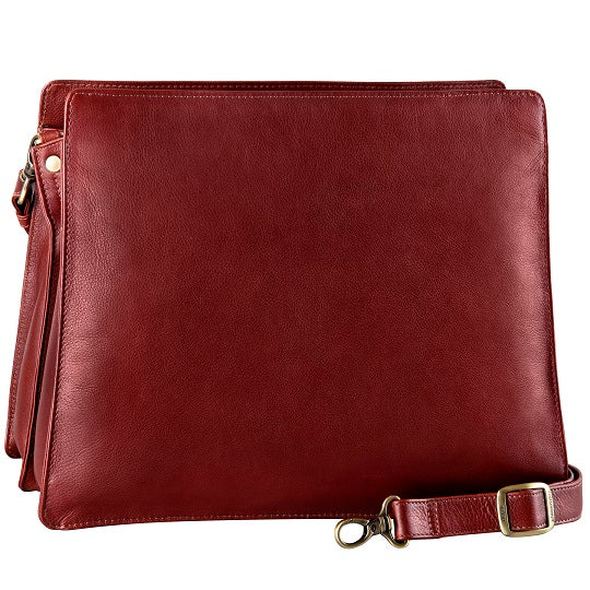 Derek Alexander BR-8020 BRISTOL Large Inset Compartment Cross-body