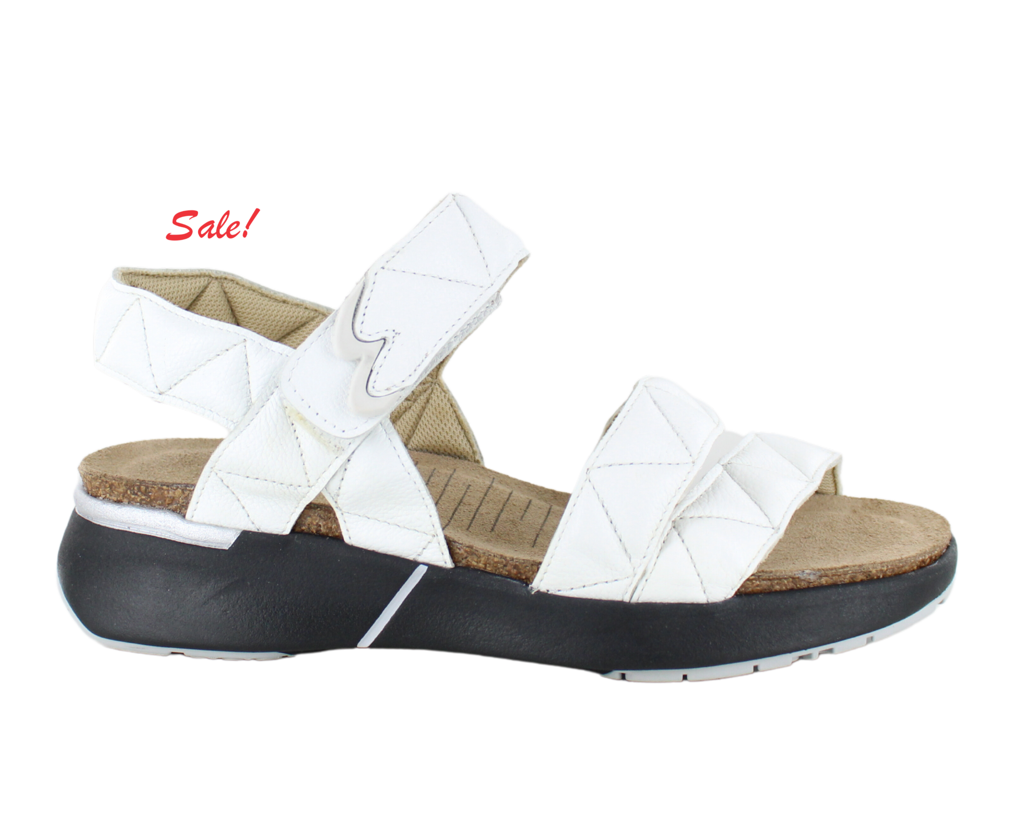 NAOT Kayla Sport White 111205 H63 Sandals Premium Blunstone Leather Boots and Goods