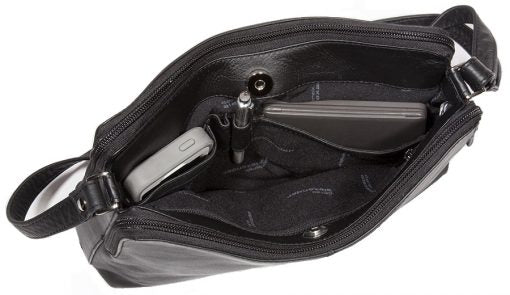 Derek Alexander OB-9505 CIERRA- Double Zip Handbag