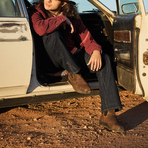 Blundstone 2581 | Chisel Toe Tobacco Waxed Suede